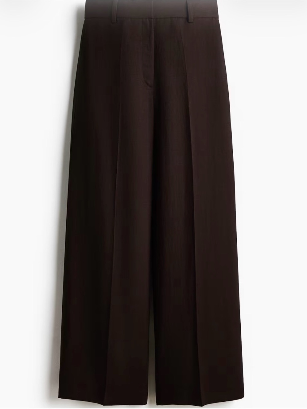 H&M Brown Linen Blend Pant (16)